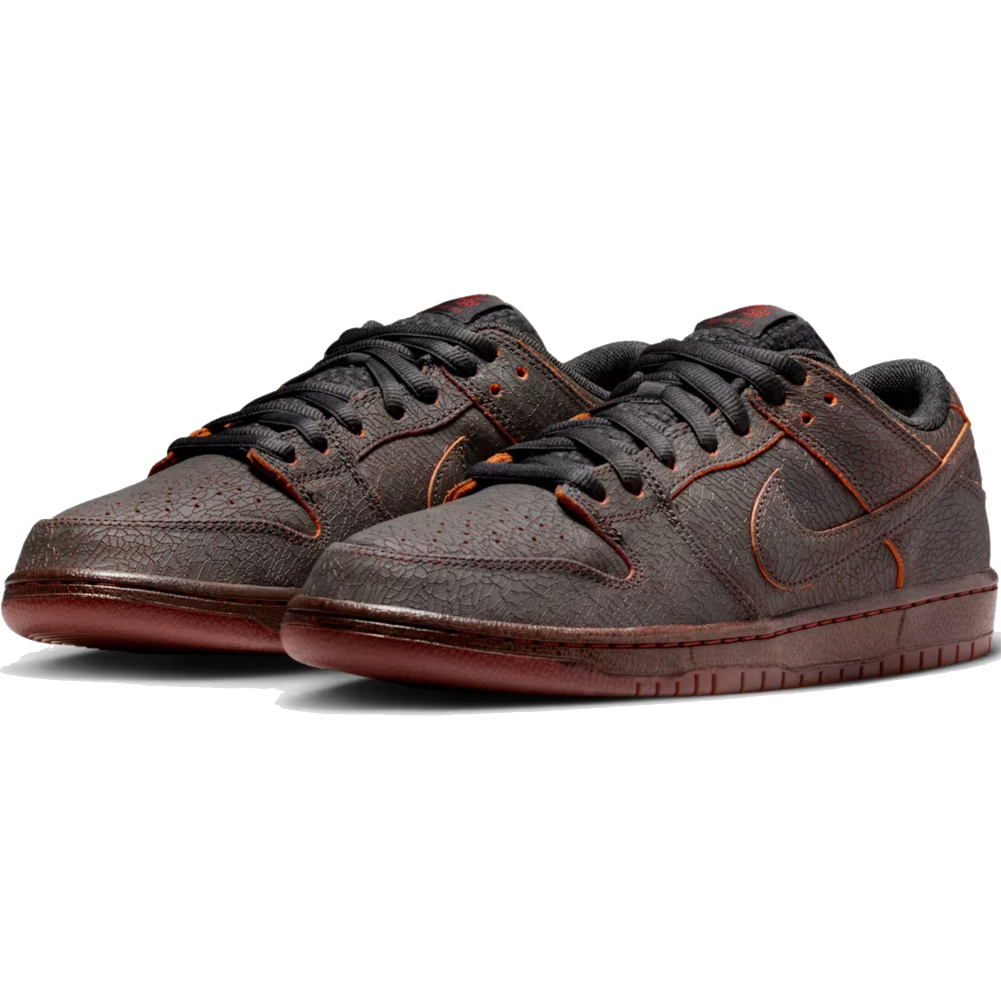 Nike SB Dunk Low Pro Premium "Krampus" Shoes Dark Smoke Grey/Campfire Orange-Black