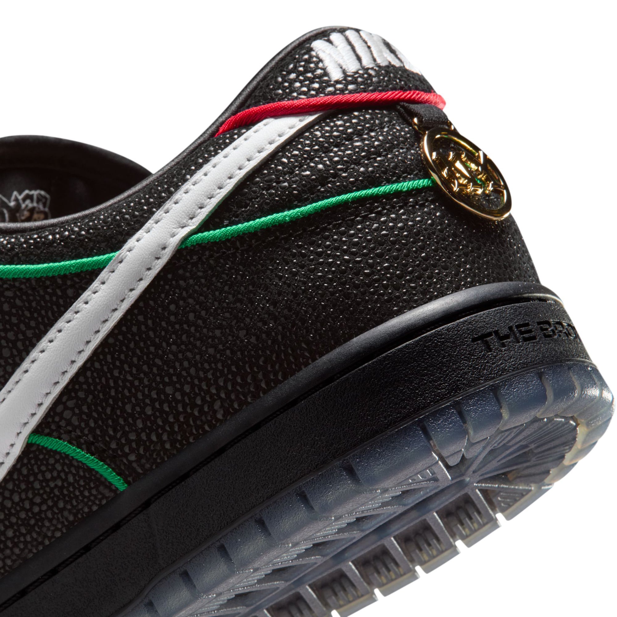 Nike SB Dunk Low Pro Shoes Black/White-Challenge Red-Total Orange