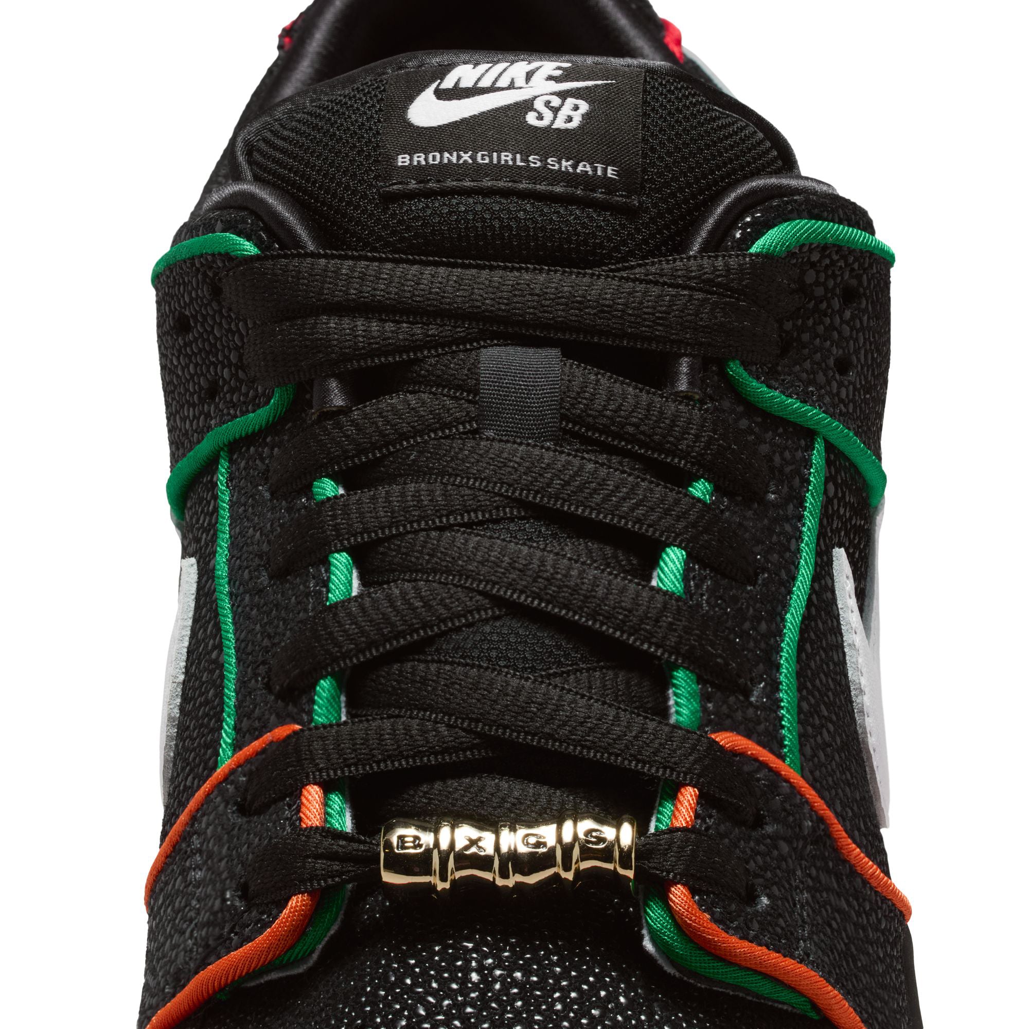 Nike SB Dunk Low Pro Shoes Black/White-Challenge Red-Total Orange