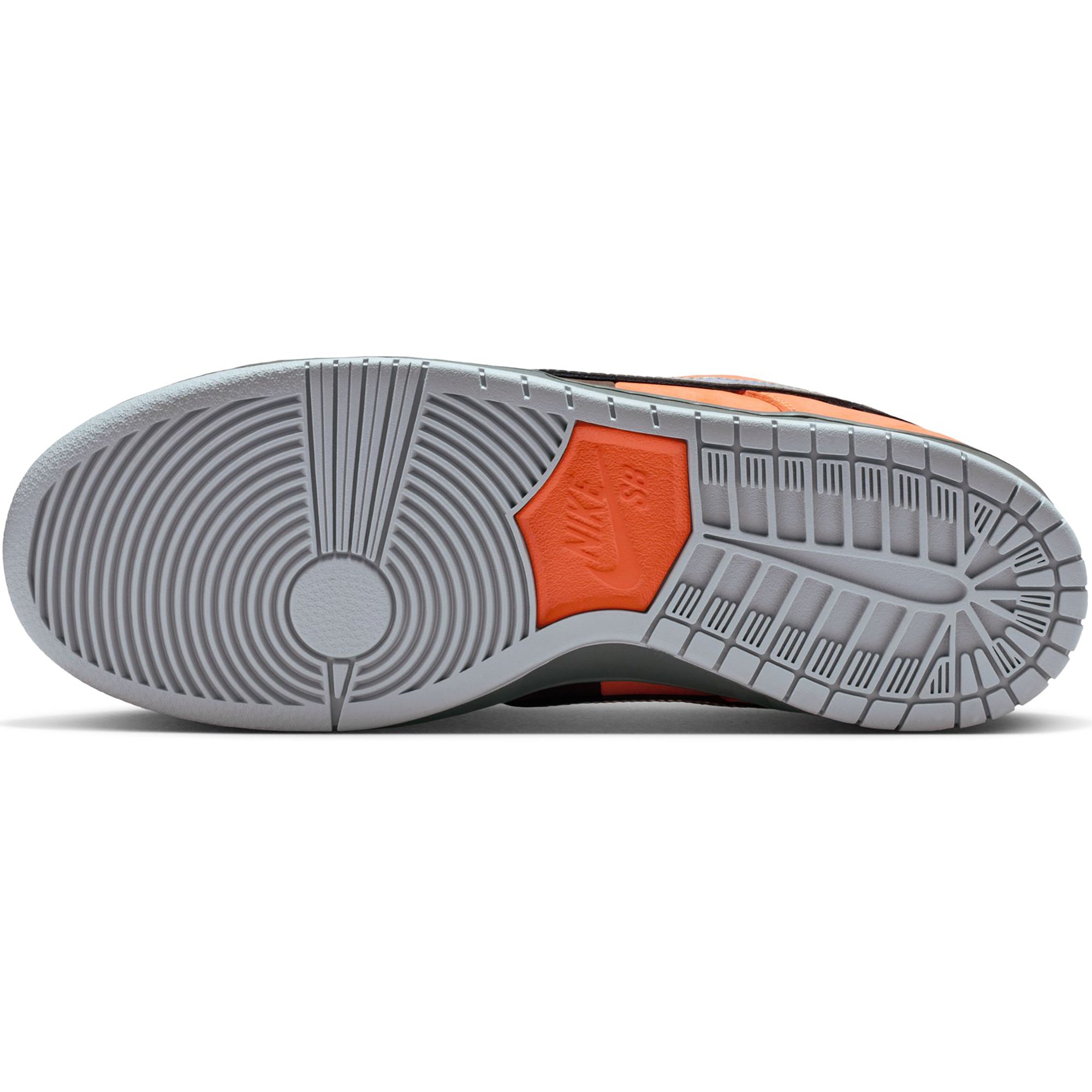 Nike SB Dunk Low Pro "Fast Pass" Shoes Safety Orange/Wolf Grey-Baroque Brown