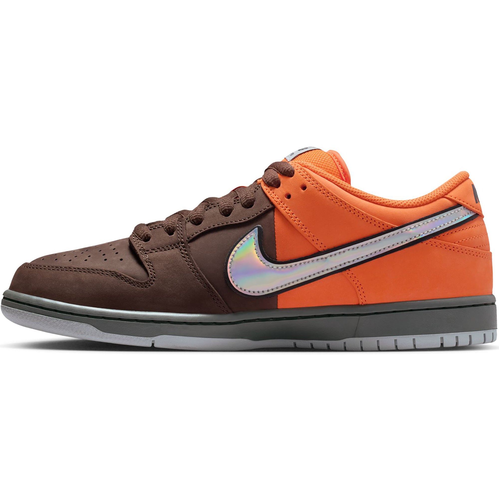 Nike SB Dunk Low Pro "Fast Pass" Shoes Safety Orange/Wolf Grey-Baroque Brown