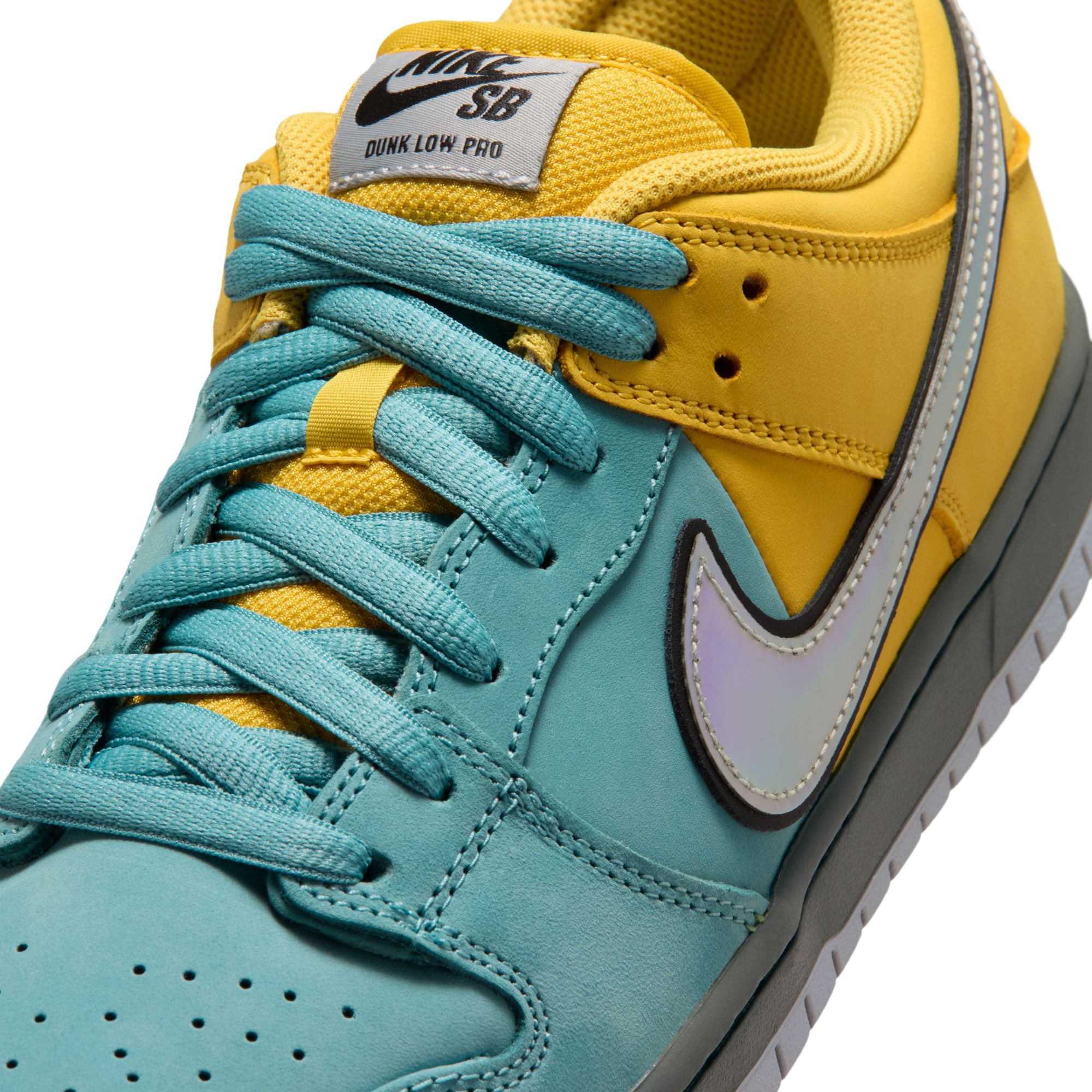 Nike SB Dunk Low Pro "Fast Pass" Shoes Lightening/Wolf Grey-Denim Turquoise