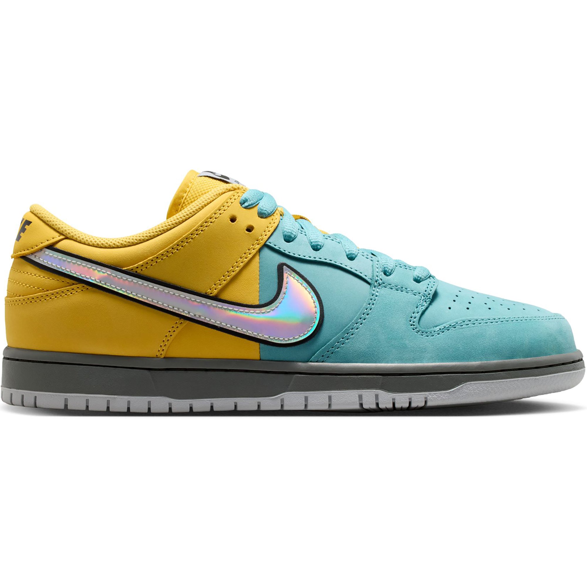 Nike SB Dunk Low Pro "Fast Pass" Shoes Lightening/Wolf Grey-Denim Turquoise