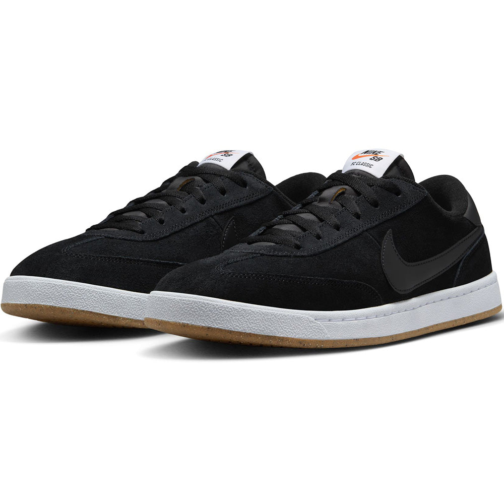 Nike SB FC Classic Shoes Black/Black-White-Vivid Orange