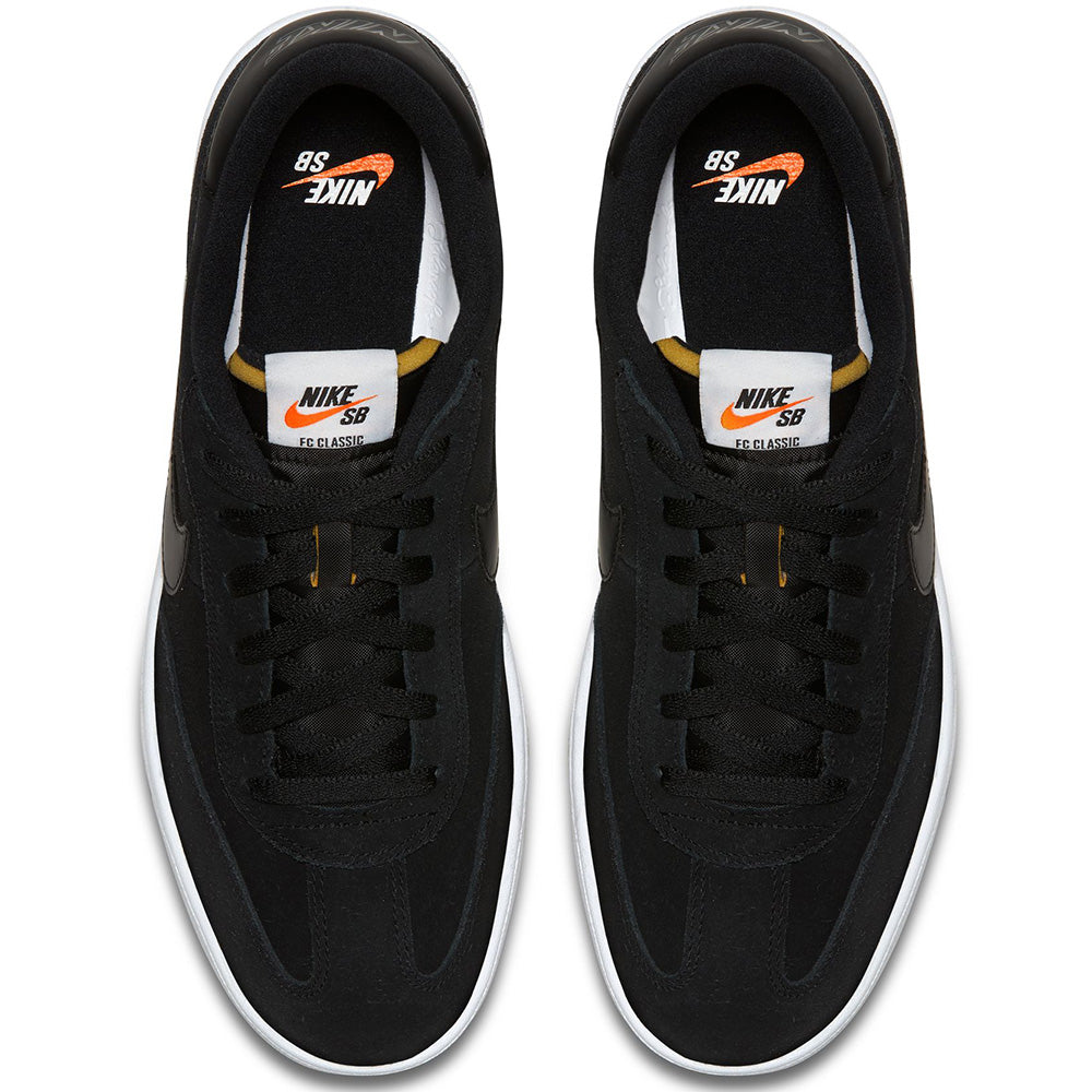 Nike SB FC Classic Shoes Black/Black-White-Vivid Orange