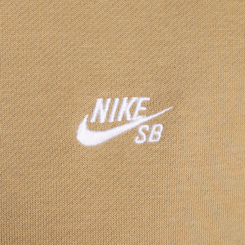 Nike SB Essential Logo Fleece Pullover Hoodie Parachute Beige/White