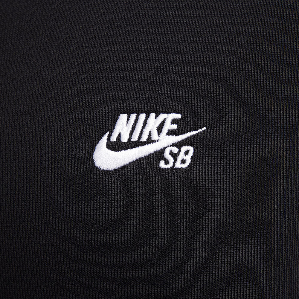 Nike SB Full-Zip Fleece Hoodie Black/White