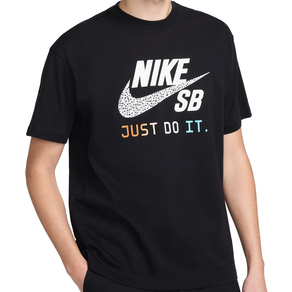 Nike SB Just Do It Electric Skate T Shirt Black