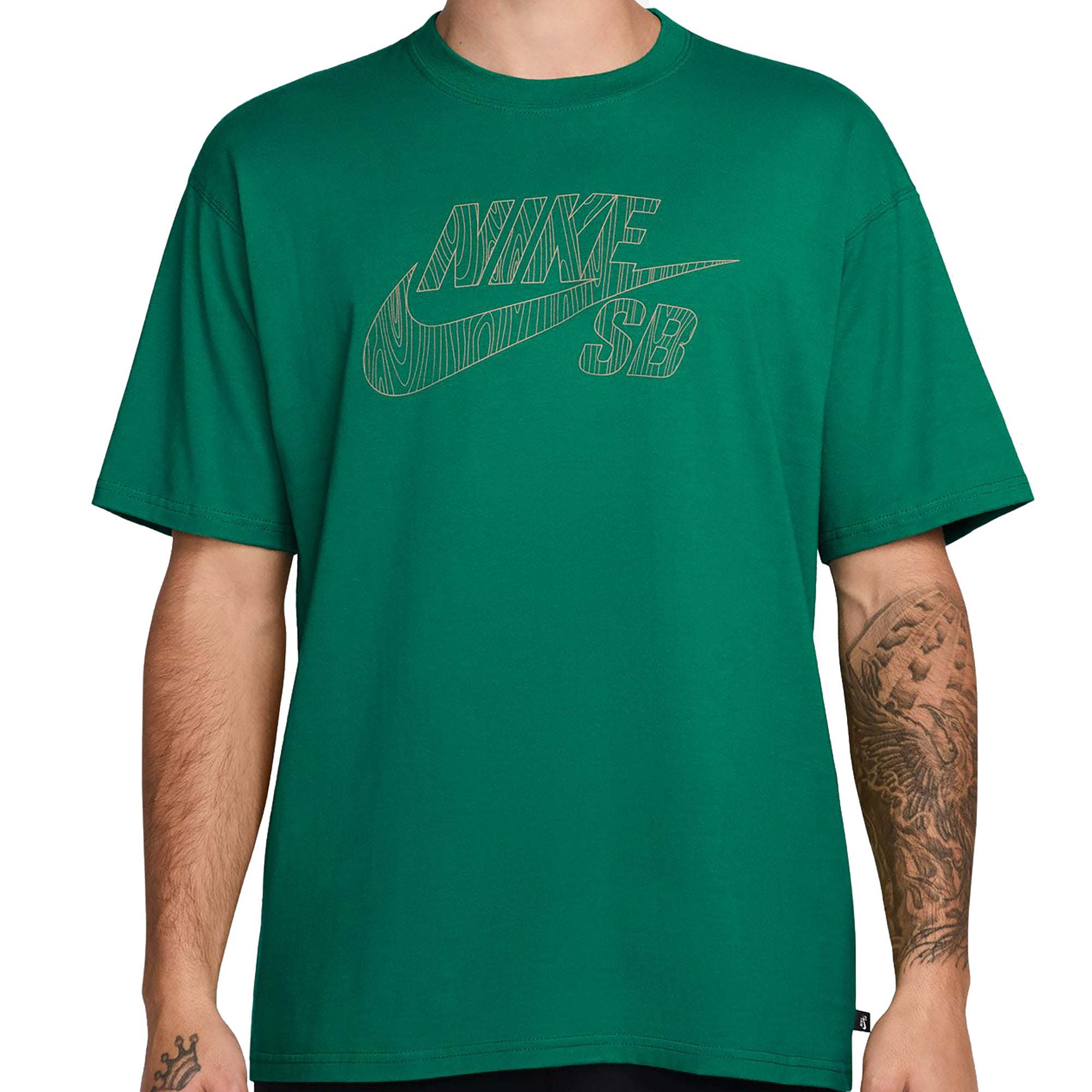 Nike SB Logo Fill Skate T-Shirt Malachite