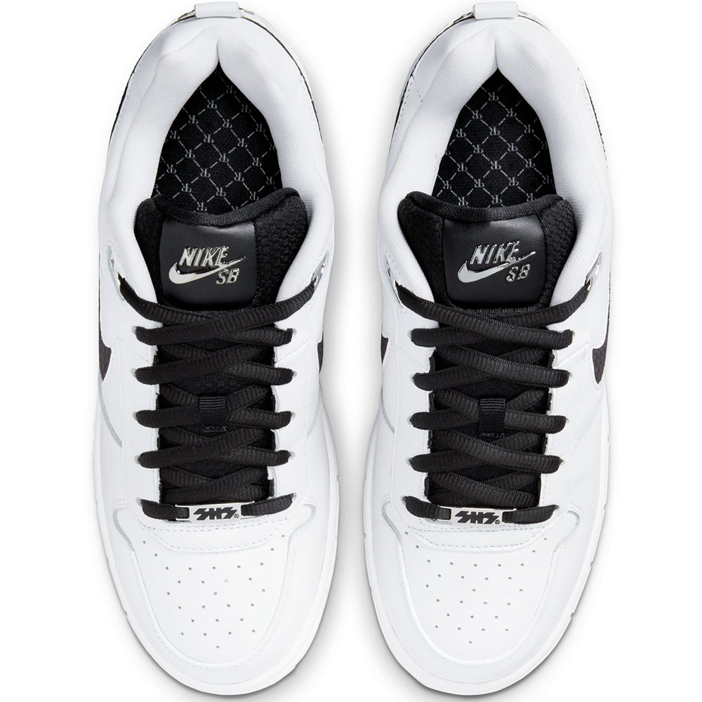 Nike SB Paul Rodriguez Zoom Air Low Shoes White/Black-White-Clear