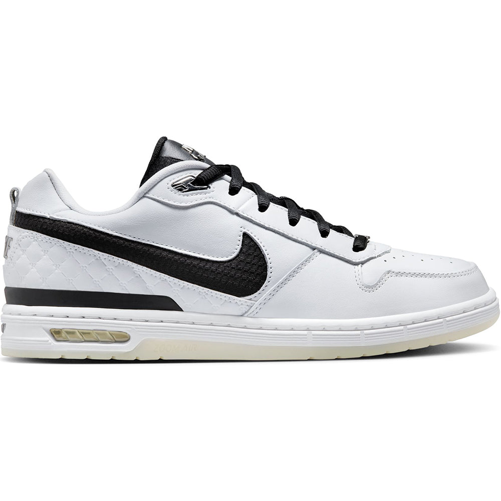 Nike SB Paul Rodriguez Zoom Air Low Shoes White/Black-White-Clear