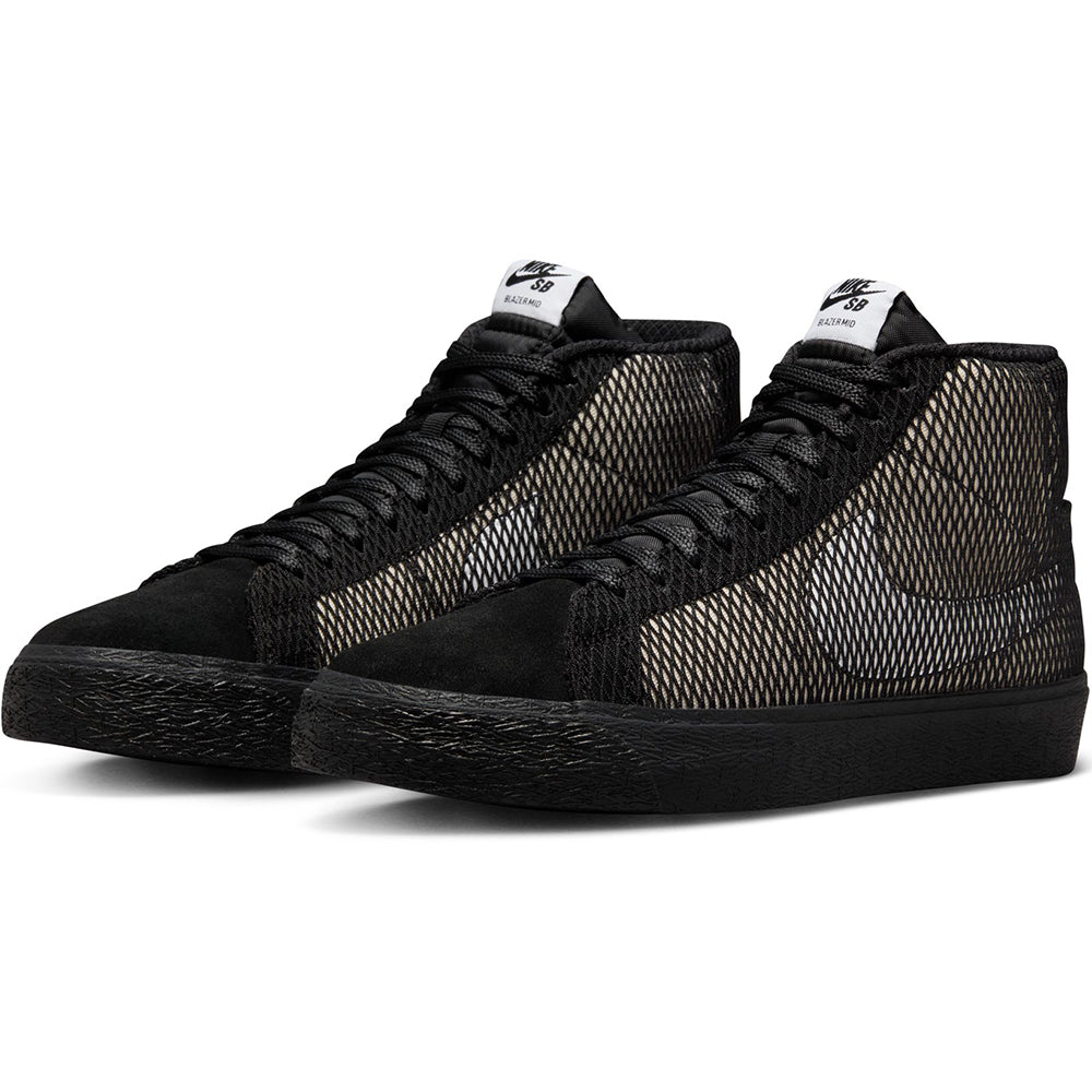 Nike SB Zoom Blazer Mid Premium Shoes White/Black-White-Black