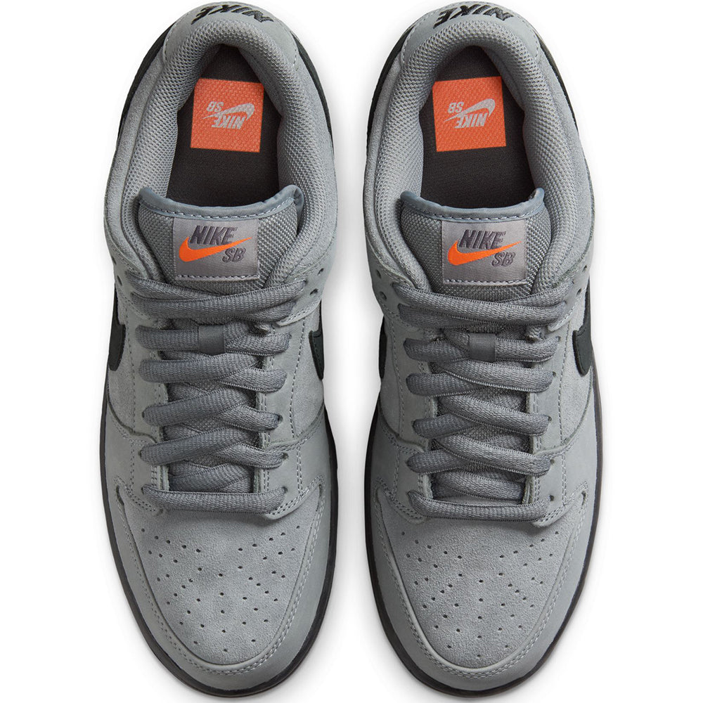 Nike SB Orange Label Dunk Low Pro ISO Shoes Cool Grey/Black-Cool Grey-Dark Grey