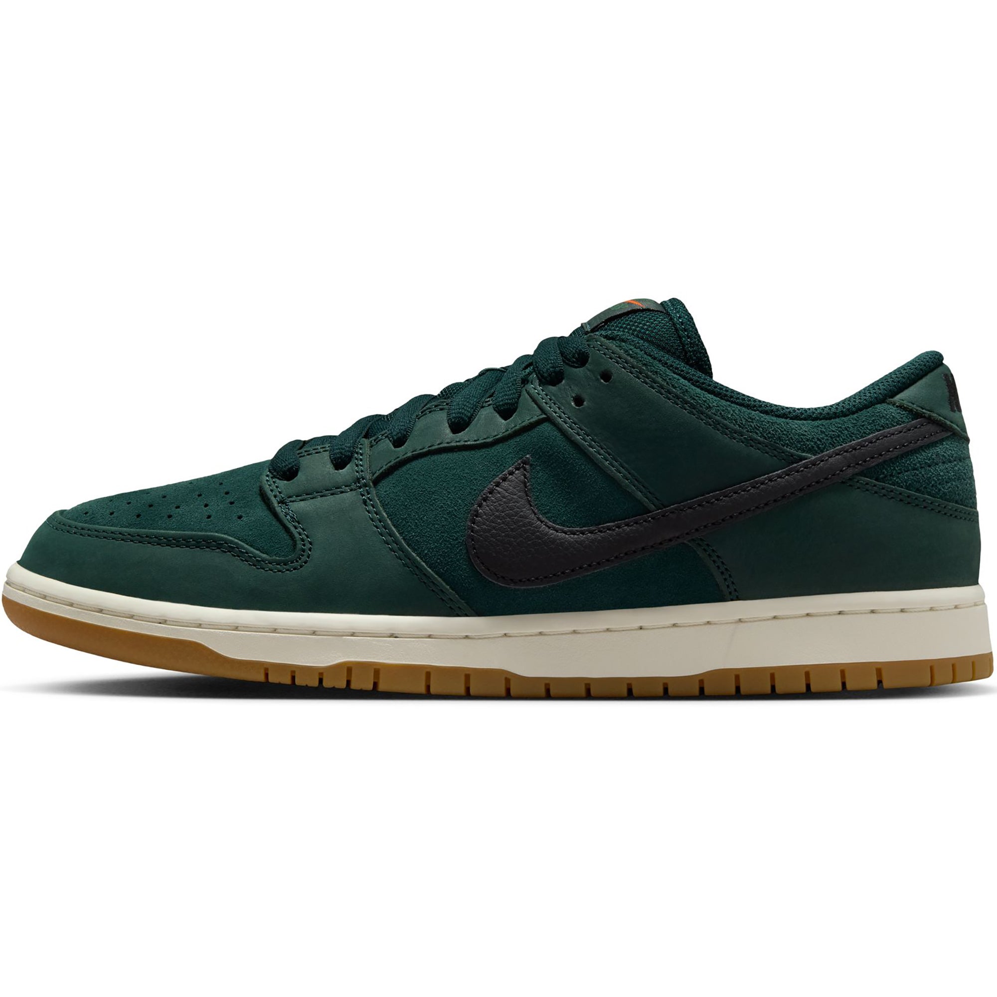 Nike SB Orange Label Dunk Low Pro ISO Shoes Deep Fir/Black-Fir-Sail