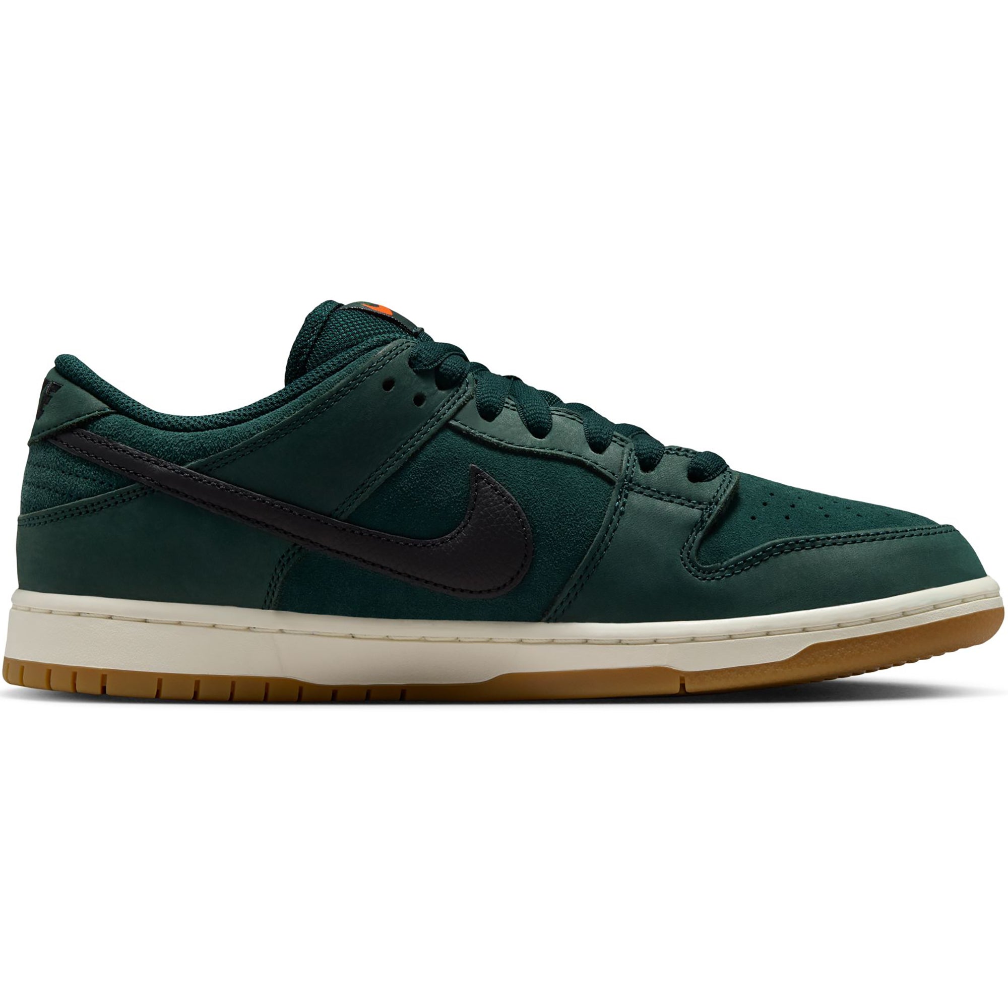 Nike SB Orange Label Dunk Low Pro ISO Shoes Deep Fir/Black-Fir-Sail