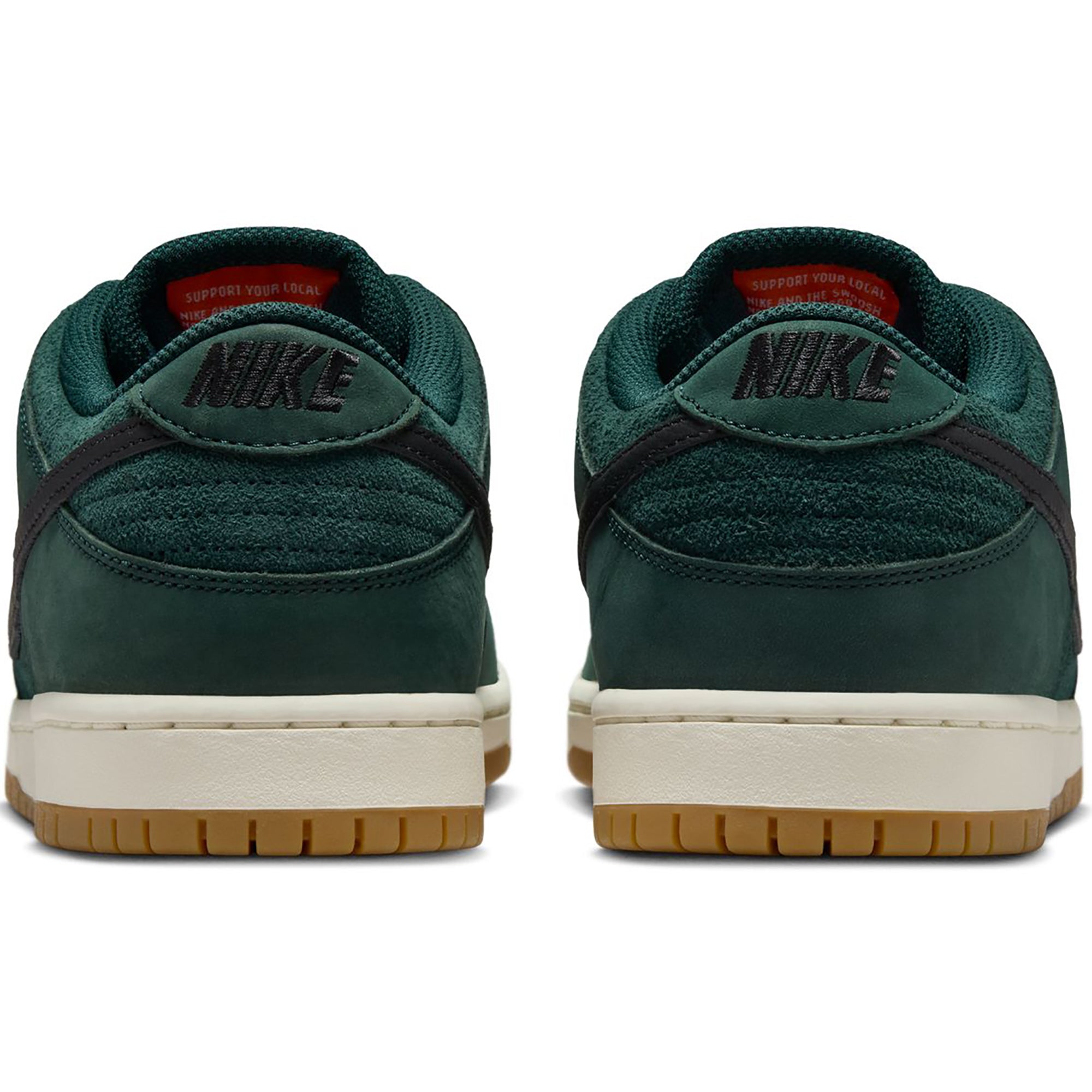 Nike SB Orange Label Dunk Low Pro ISO Shoes Deep Fir/Black-Fir-Sail