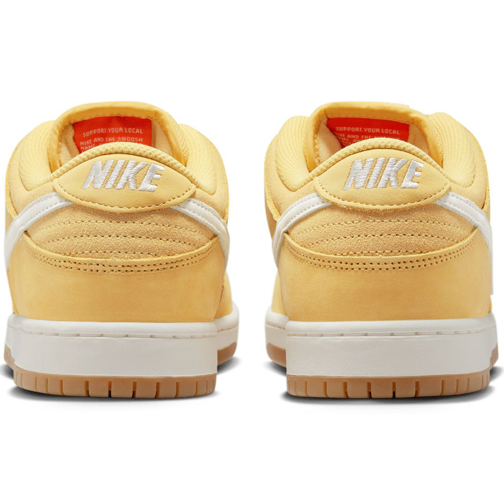 Nike SB Orange Label Dunk Low Pro ISO Shoes Saturn Gold/Sail-Saturn Gold-Solar Flare
