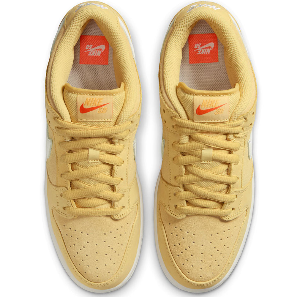 Nike SB Orange Label Dunk Low Pro ISO Shoes Saturn Gold/Sail-Saturn Gold-Solar Flare
