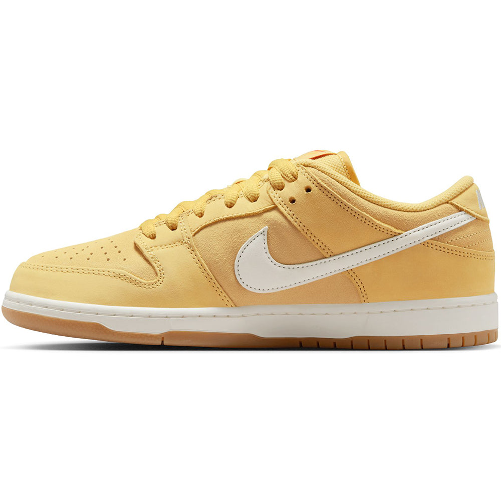 Nike SB Orange Label Dunk Low Pro ISO Shoes Saturn Gold/Sail-Saturn Gold-Solar Flare