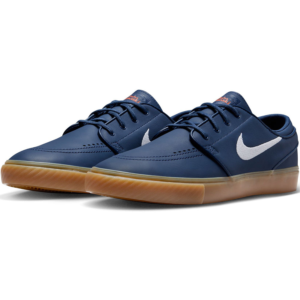 Nike SB Orange Label Zoom Janoski OG+ ISO Shoes Navy/White-Navy-Gum Light Brown