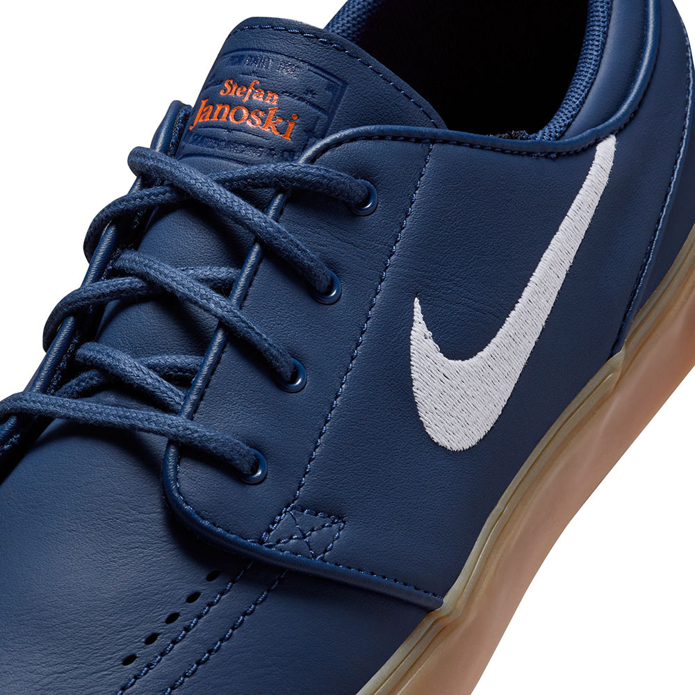 Nike SB Orange Label Zoom Janoski OG+ ISO Shoes Navy/White-Navy-Gum Light Brown