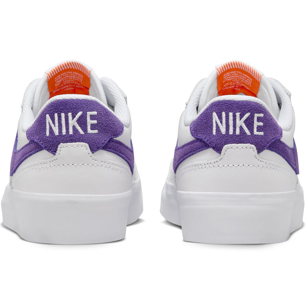 Nike SB Orange Label Zoom Pogo Plus ISO Shoes White/Court Purple-White-Gum Light Brown