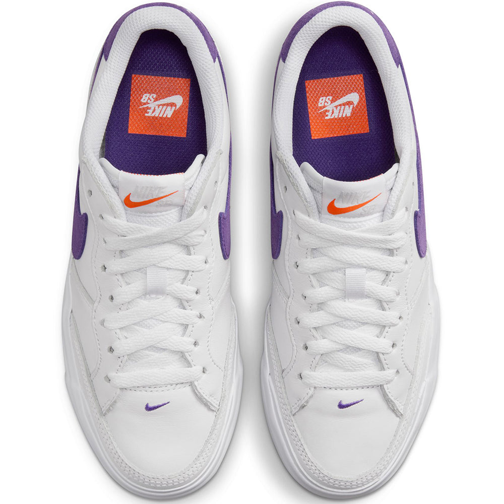 Nike SB Orange Label Zoom Pogo Plus ISO Shoes White/Court Purple-White-Gum Light Brown