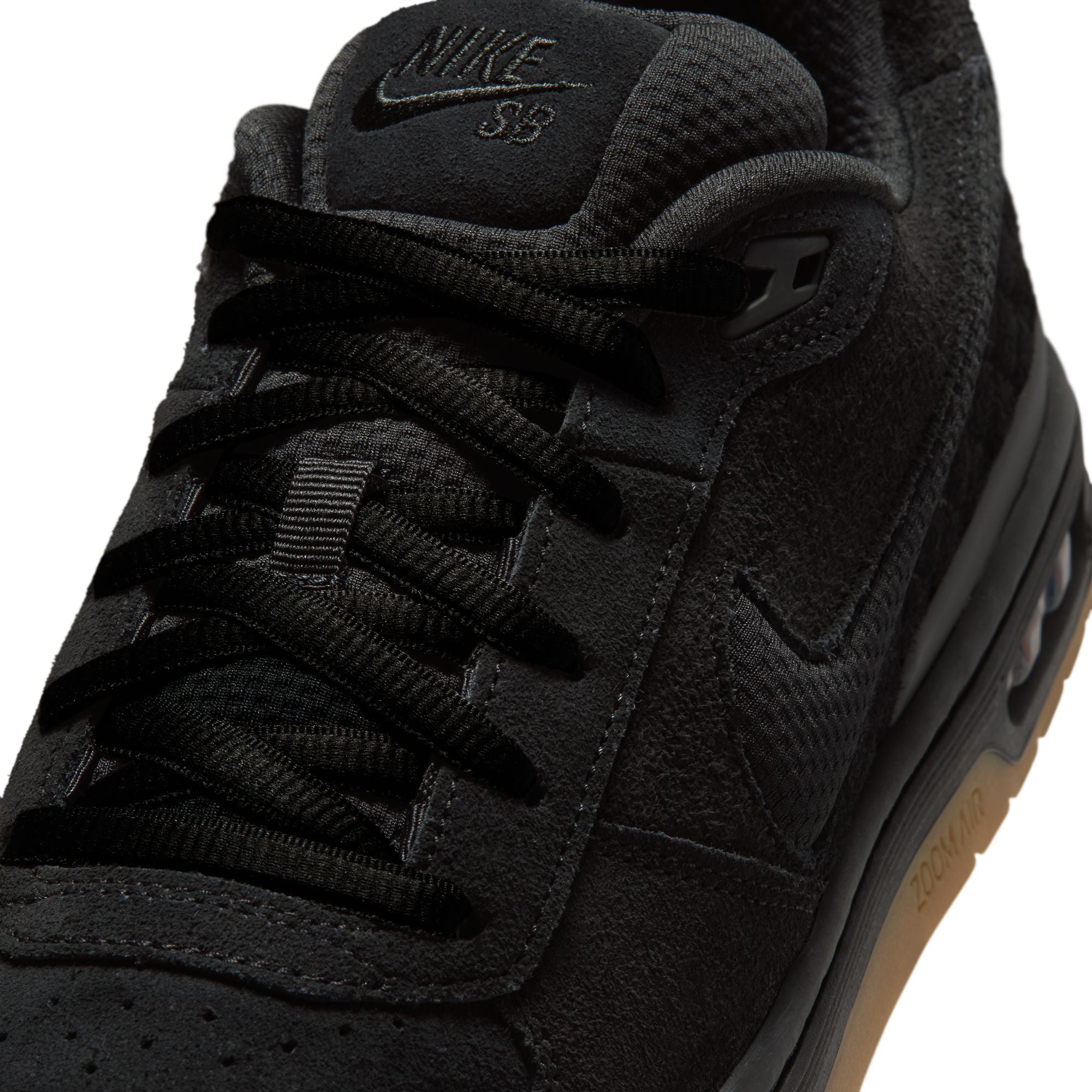 Nike SB Paul Rodriguez Zoom Air Low Shoes Black/Black-Black-Gum Light Brown