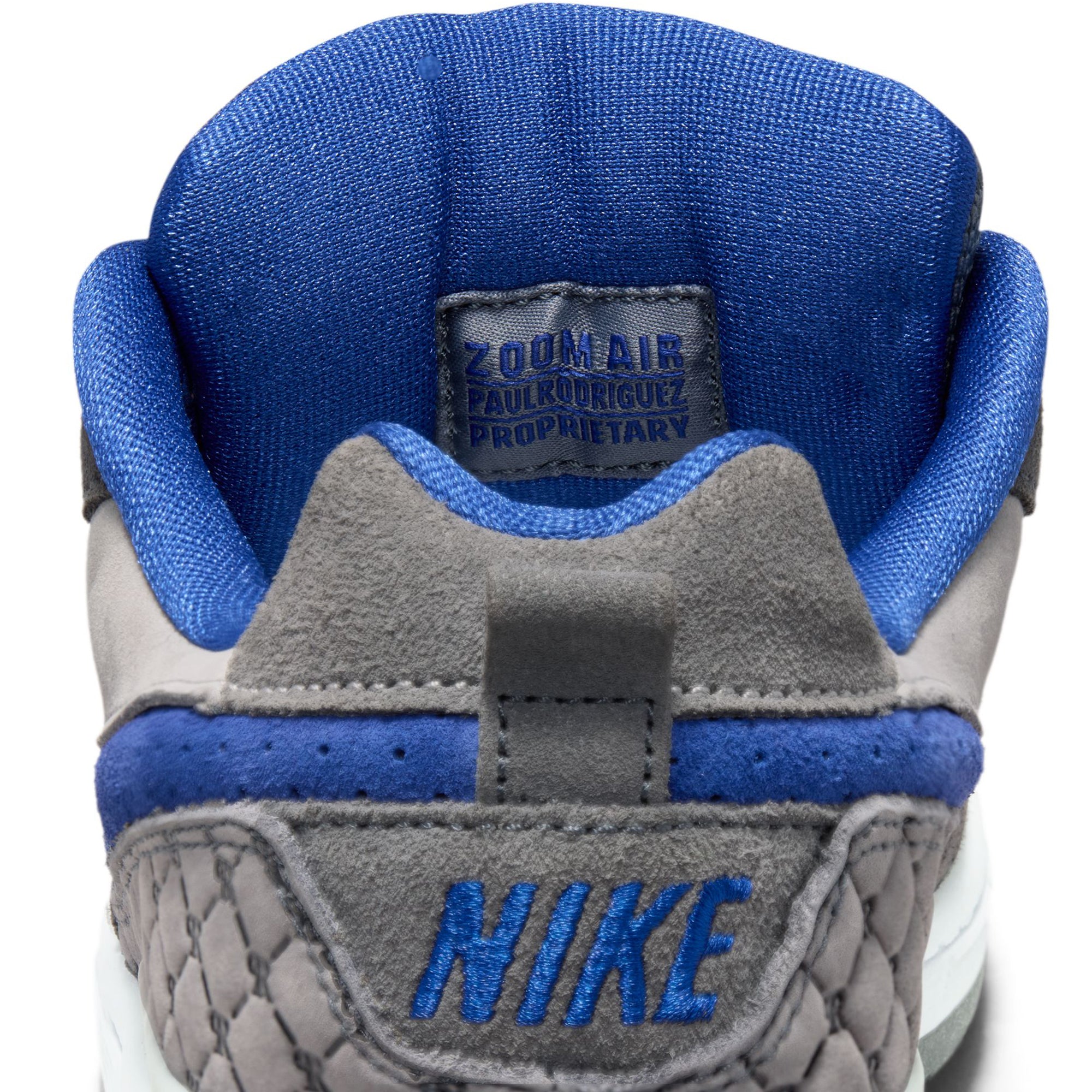 Nike SB Paul Rodriguez Zoom Air Low "Dodgers" Shoes Flint Grey/Deep Royal Blue-Flint Grey