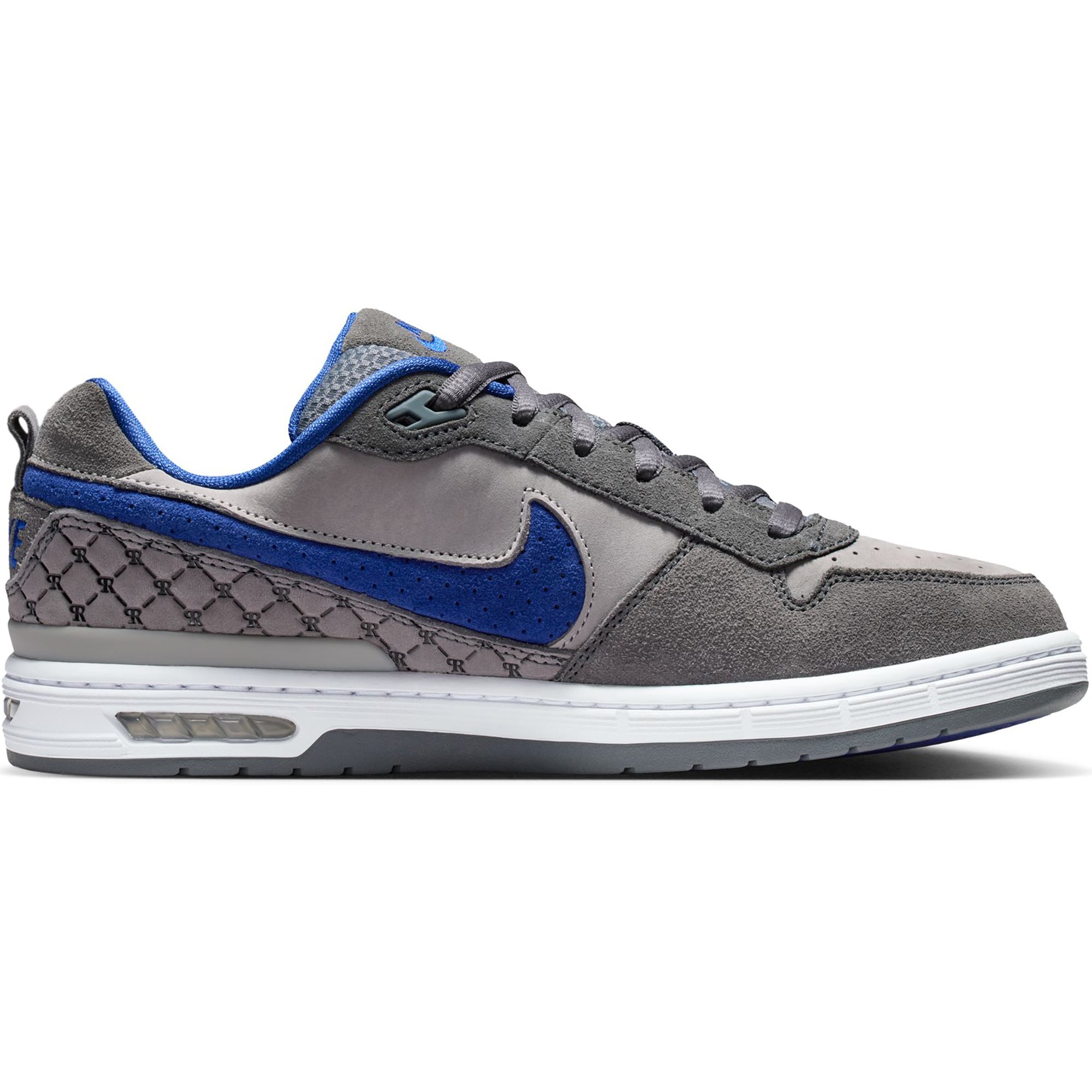 Nike SB Paul Rodriguez Zoom Air Low "Dodgers" Shoes Flint Grey/Deep Royal Blue-Flint Grey