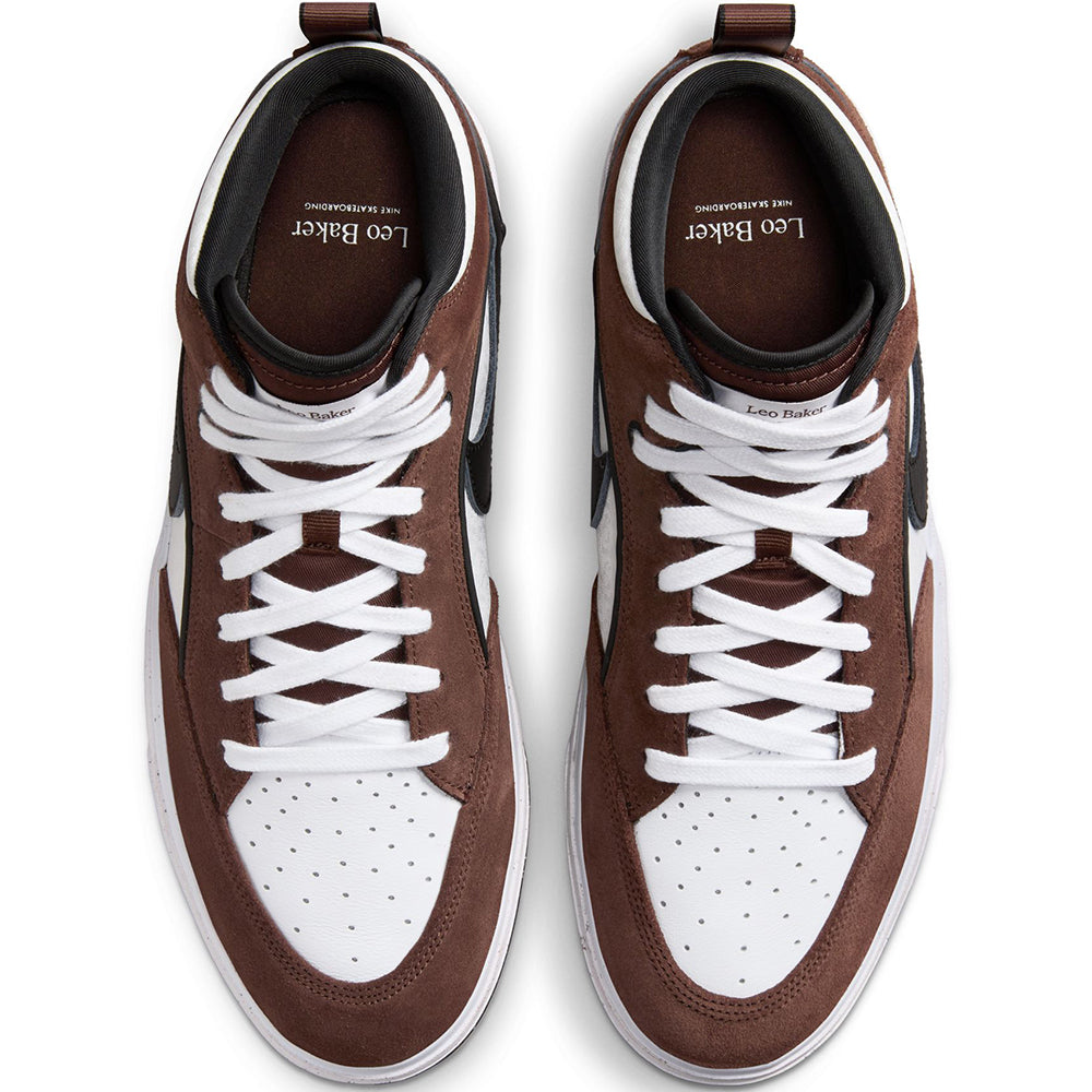 Nike SB React Leo Shoes Light Chocolate/Black-White-Black