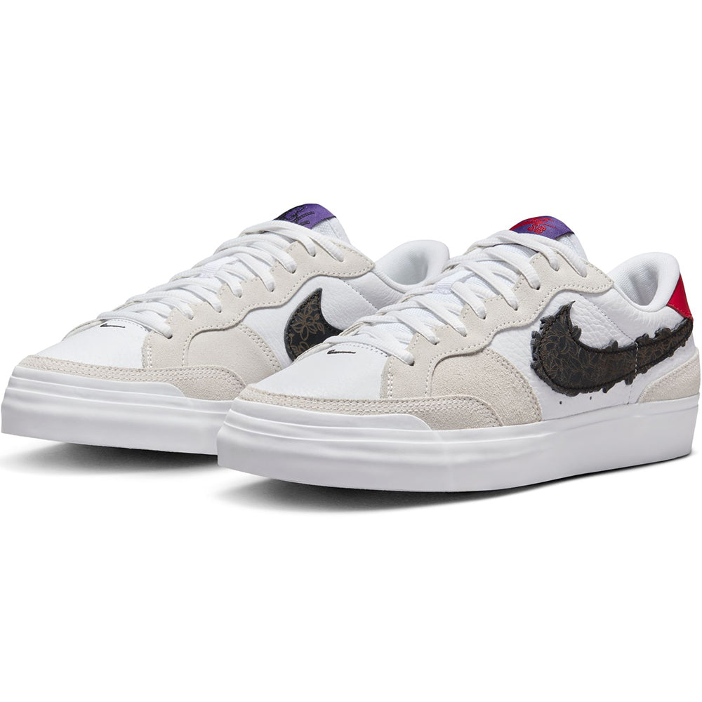 Nike SB Sky Brown Pogo Plus Shoes Sail/Black-White-Gym Red