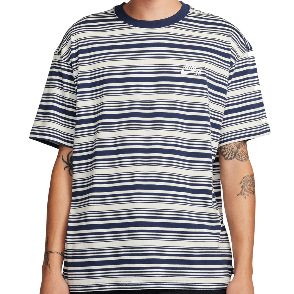 Nike SB Stripe Max90 T Shirt Midnight Navy