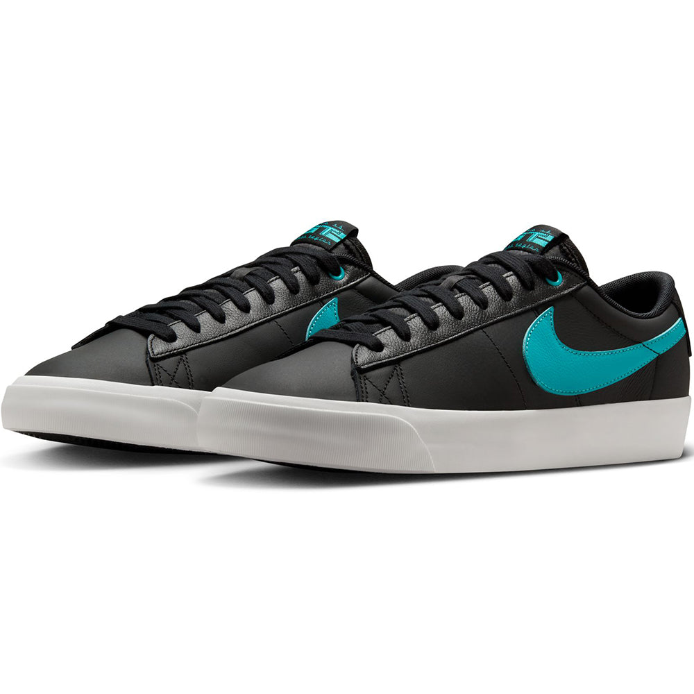 Nike SB Zoom Blazer Low Pro GT Shoes Black/Dusty Cactus-Black-Summit White