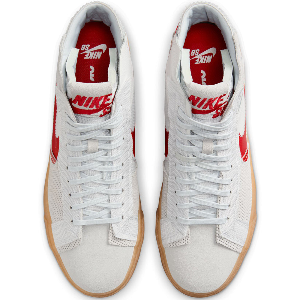 Nike SB Zoom Blazer Mid Premium Shoes Summit White/University Red