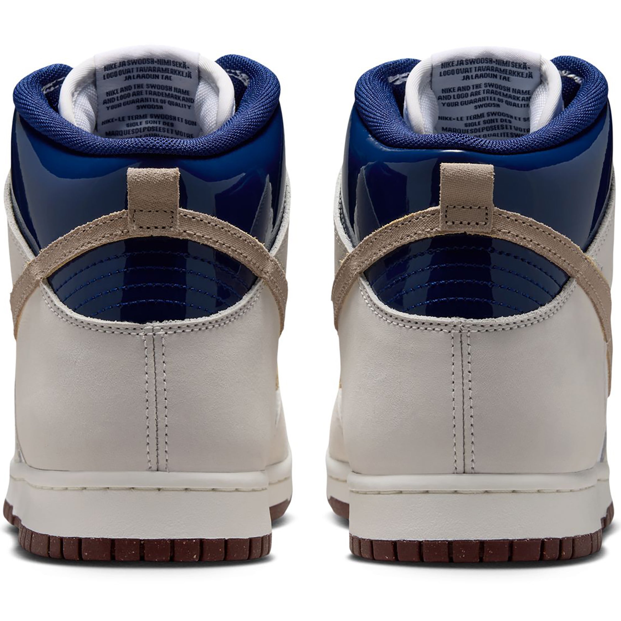 Nike SB x Beyond Store Dunk High Pro QS Shoes White/Ivory-Sand Dune-Blue Void
