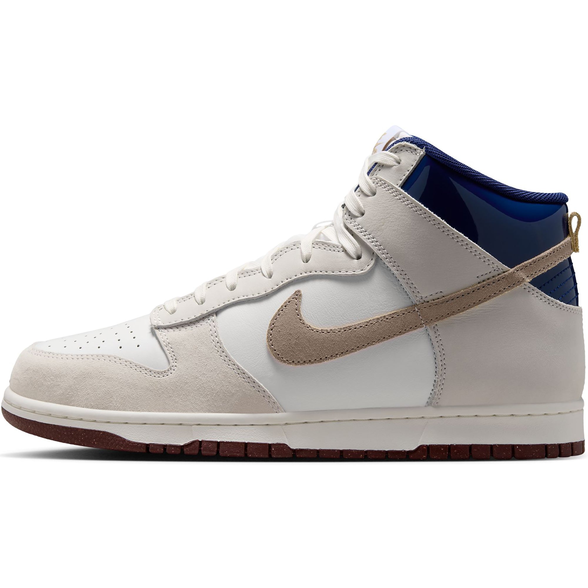 Nike SB x Beyond Store Dunk High Pro QS Shoes White/Ivory-Sand Dune-Blue Void