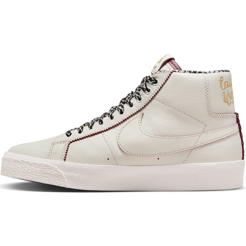 Nike SB x Welcome Madrid Zoom Blazer Mid Shoes Sail/Dark Beetroot-White