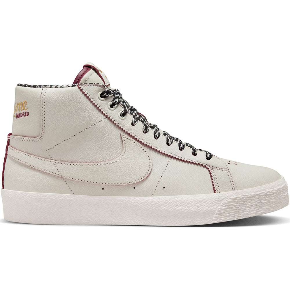 Nike SB x Welcome Madrid Zoom Blazer Mid Shoes Sail/Dark Beetroot-White