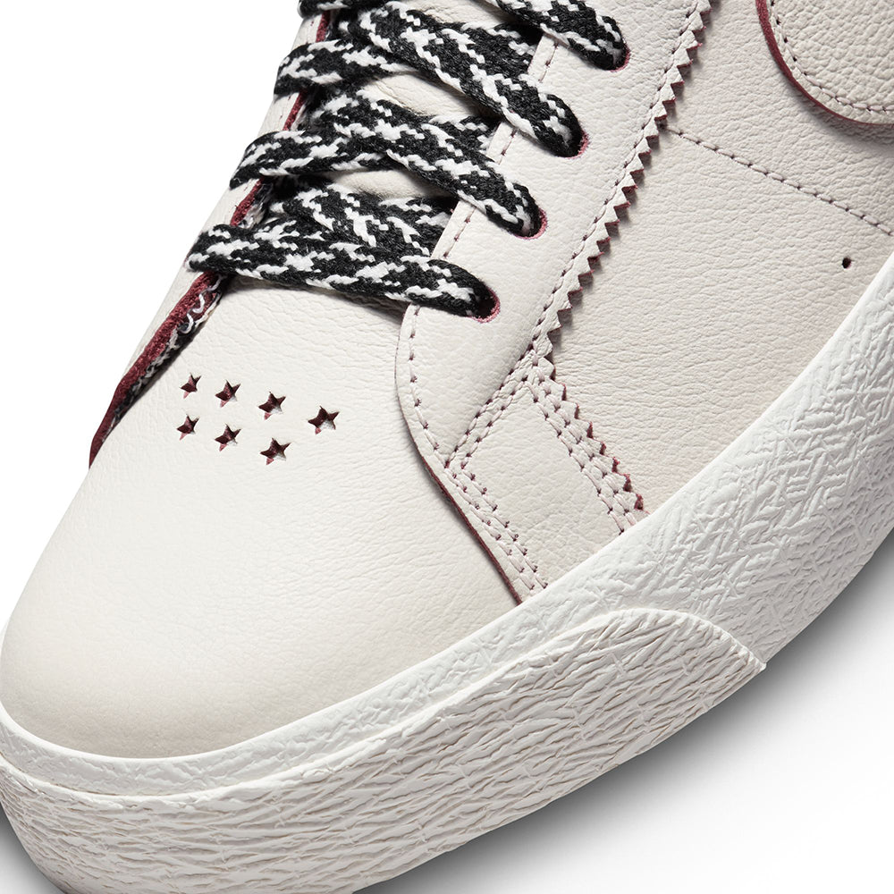 Nike SB x Welcome Madrid Zoom Blazer Mid Shoes Sail/Dark Beetroot-White