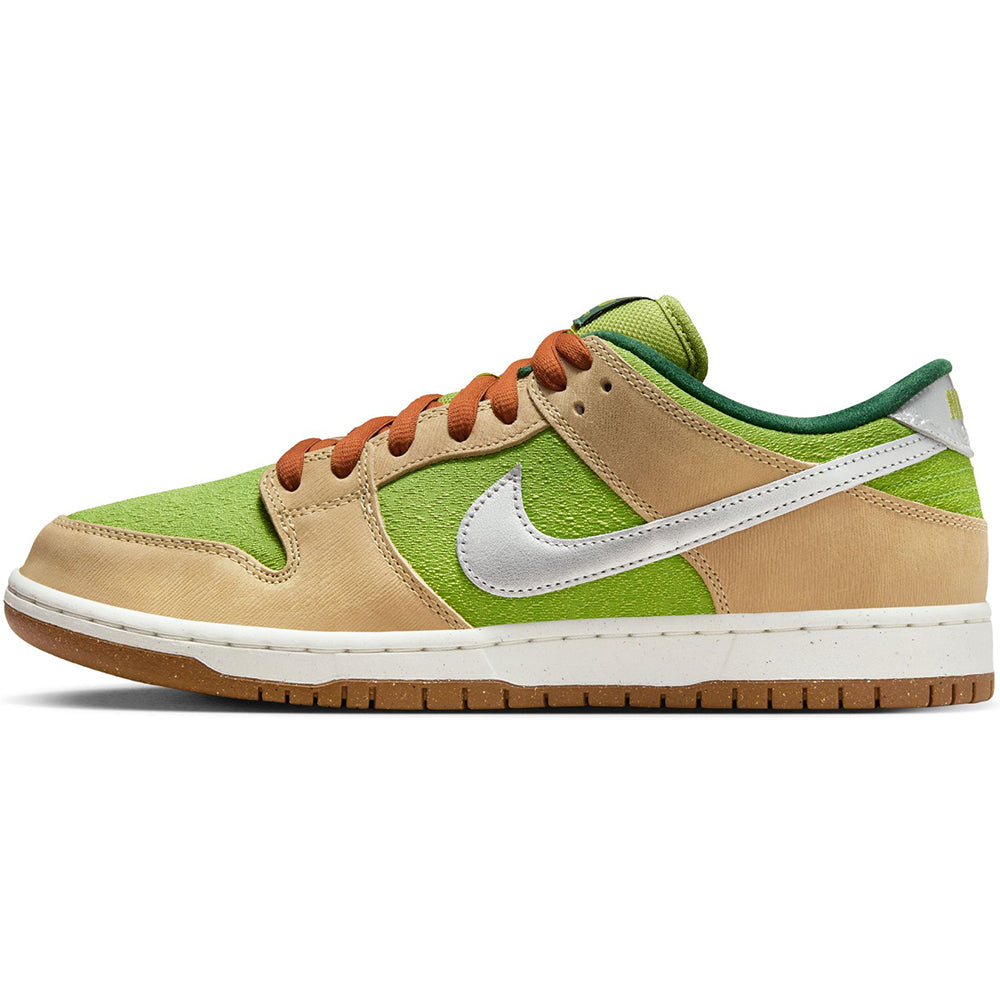 Nike SB Dunk Low Pro Shoes Sesame/Metallic Silver-Pear-Fir