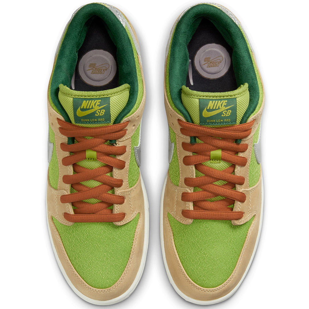 Nike SB Dunk Low Pro Shoes Sesame/Metallic Silver-Pear-Fir