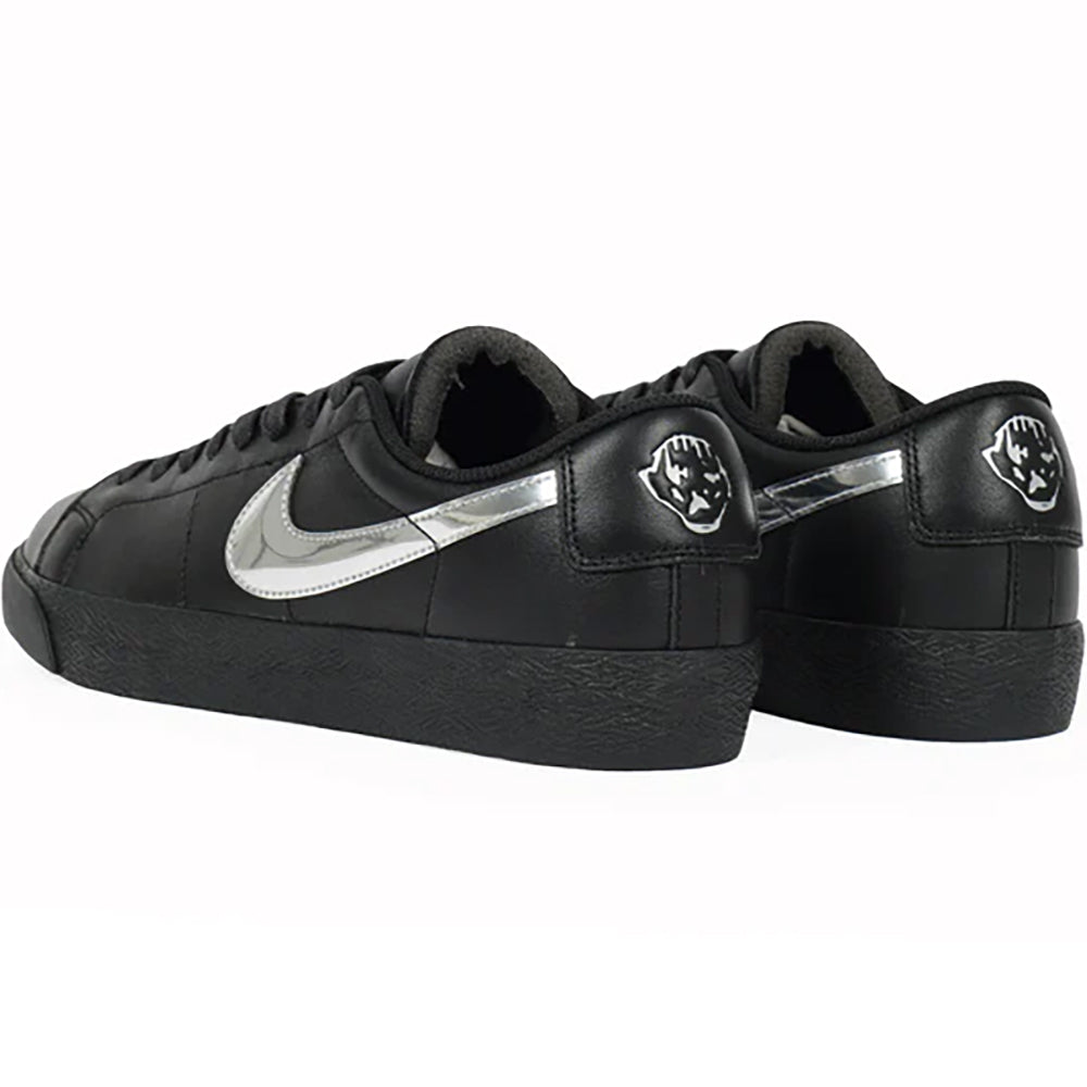 Nike SB x Dancer Zoom Blazer Low Pro QS Shoes Black/Metallic Silver-Black