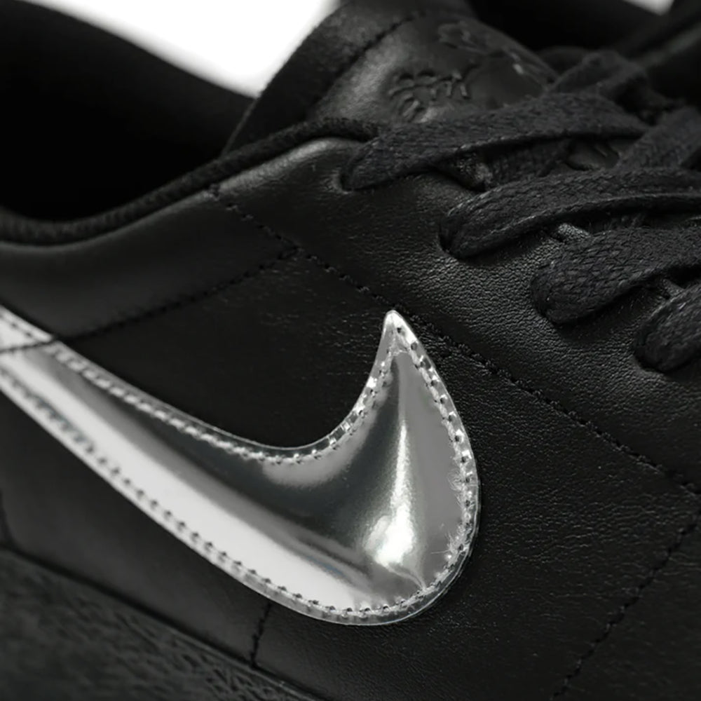 Nike SB x Dancer Zoom Blazer Low Pro QS Shoes Black/Metallic Silver-Black