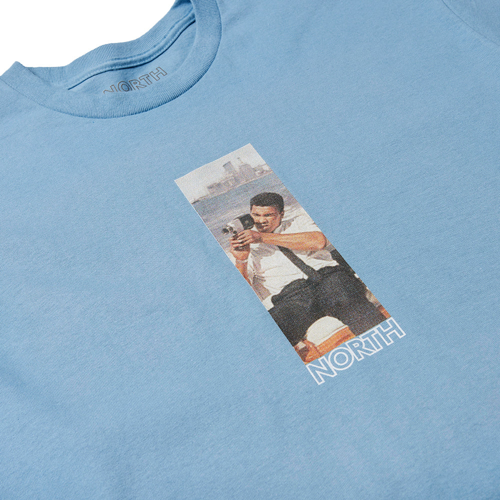 North Ali Super 8mm T Shirt Slate Blue