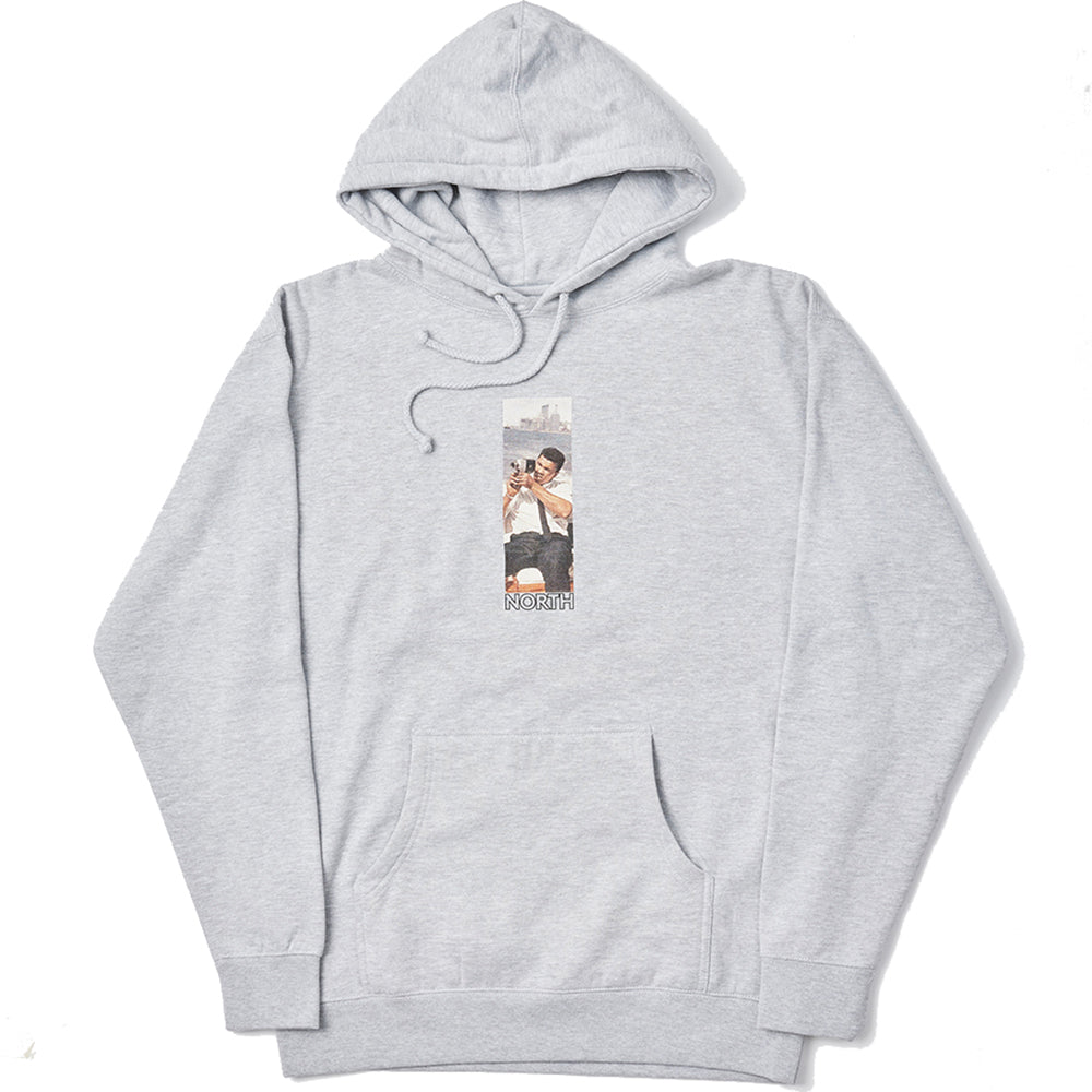 North Ali Super 8mm Hoodie Heather Grey