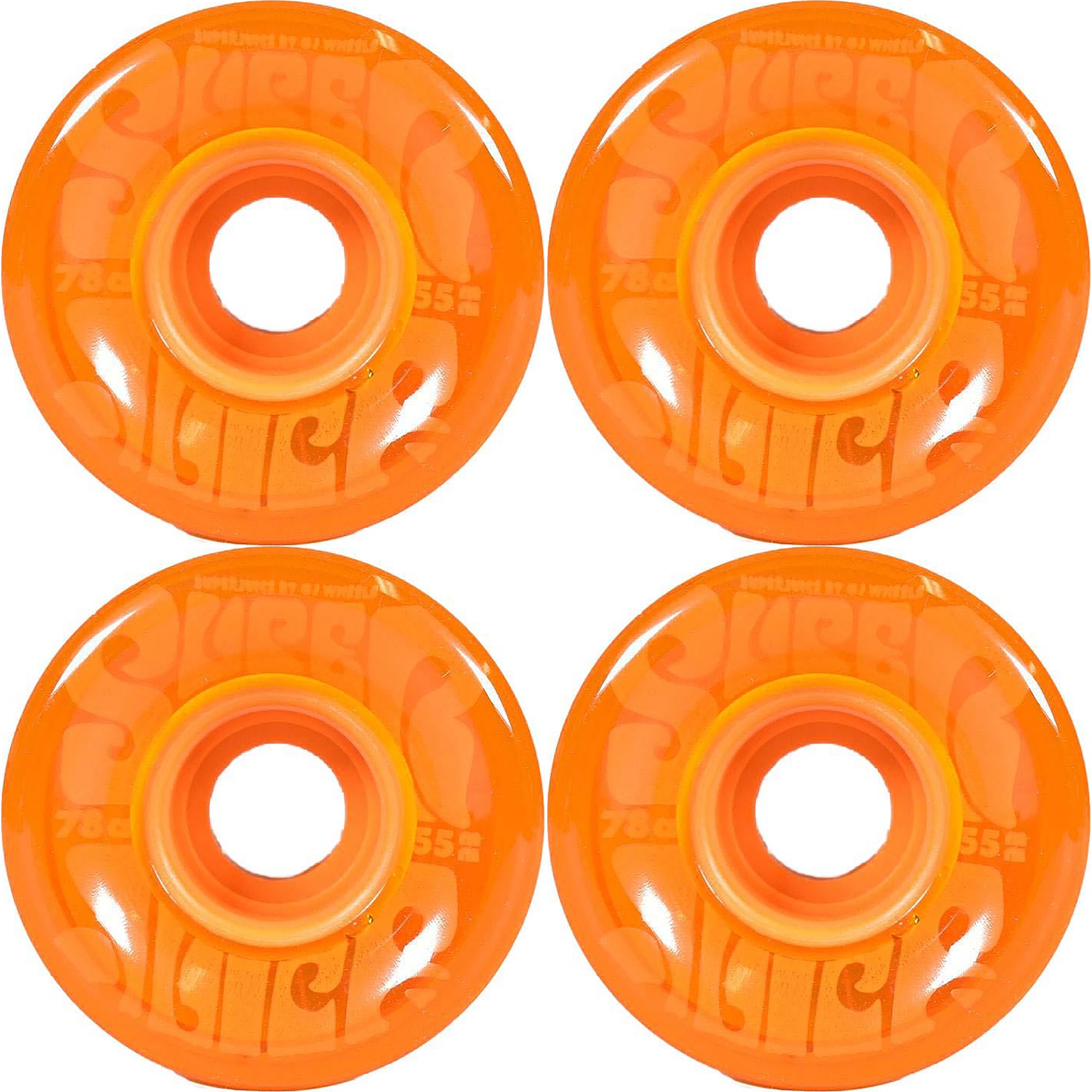 OJ Mini Super Juice Orange/Orange 78A Skateboard Wheels 55mm
