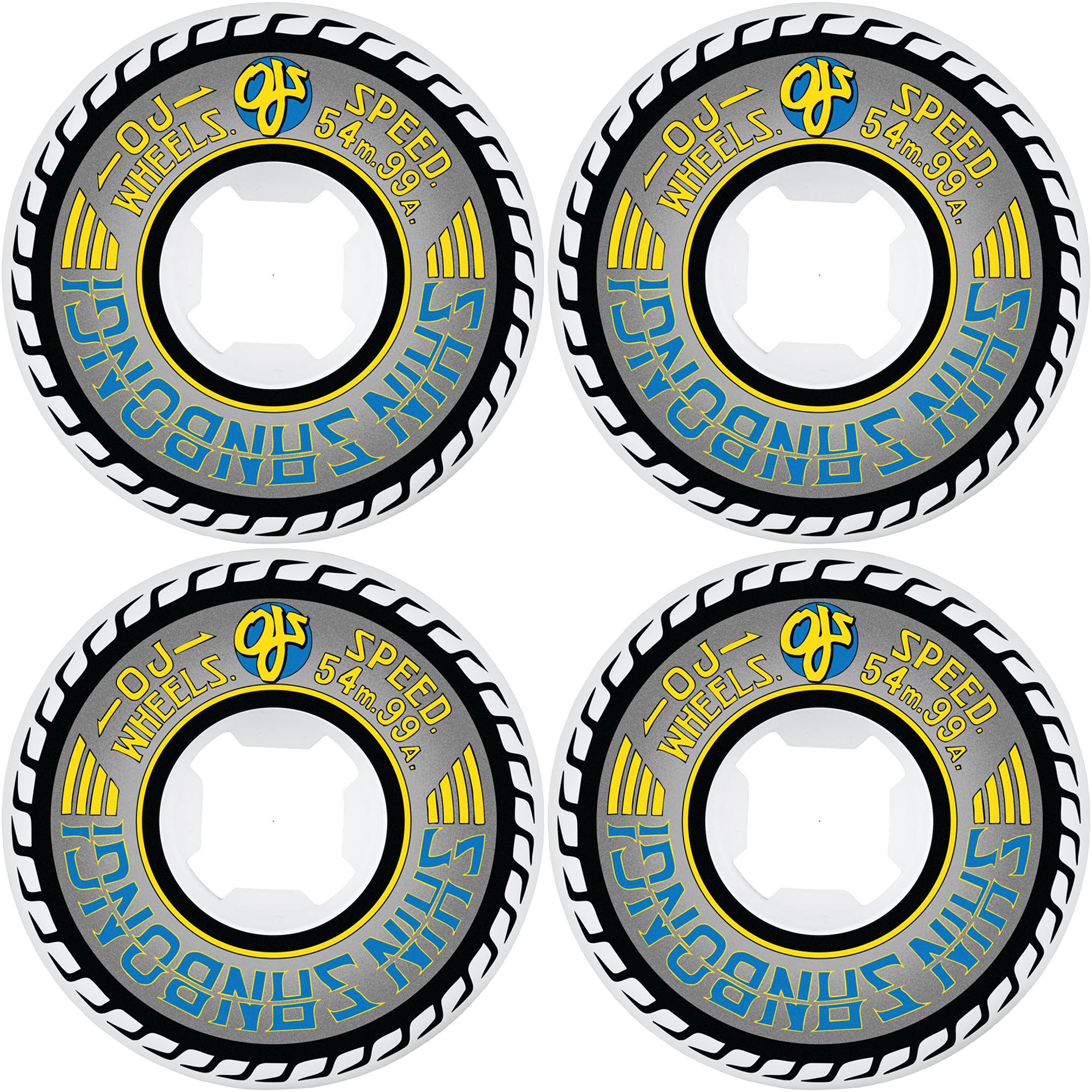 OJ Shin Sanbongi Mini Combos 99a Skateboard Wheels 54mm