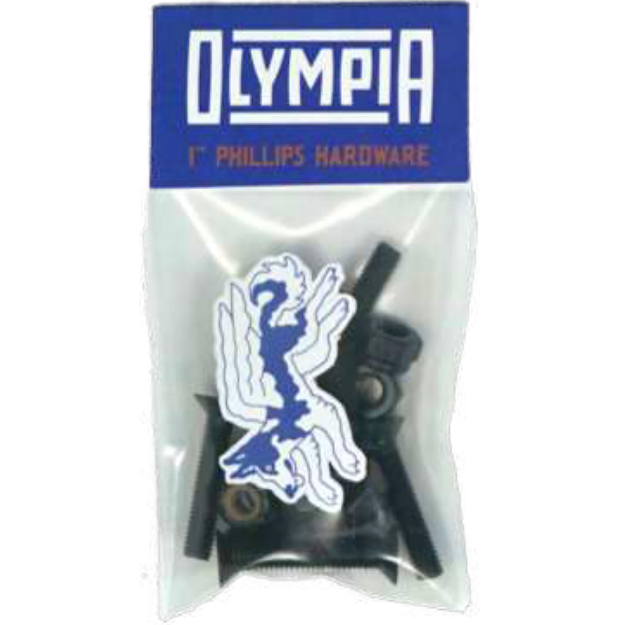 Olympia Supply Skateboard Bolts Phillips 1"