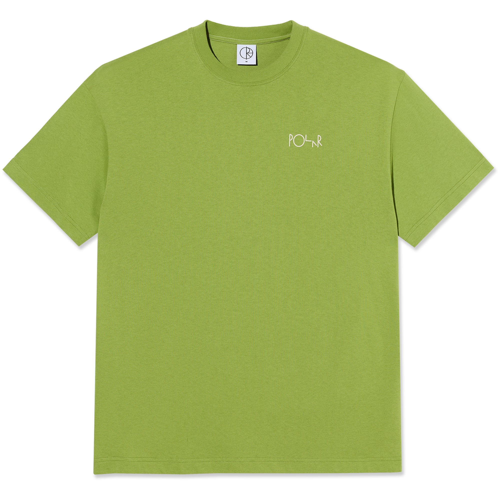 Polar Skate Co Stroke Logo Contrast Tee Peridot